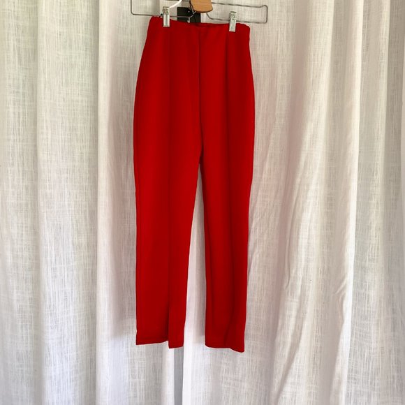 FRONT SPLIT STRAIGHT LEG PANTS - Picture 4 of 5